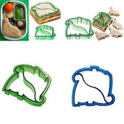 Pontos Funny Dinosaur Shape Lunch Sandwich Toast Cookies Cake Bread Cutter DIY Mold
